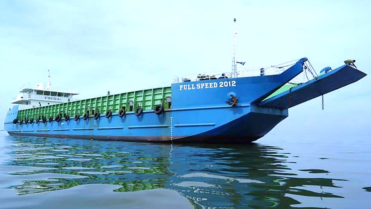 LCT for rent in the Philippines, Full Speed Chartering and Shipping Agency. LCTs in GenSan