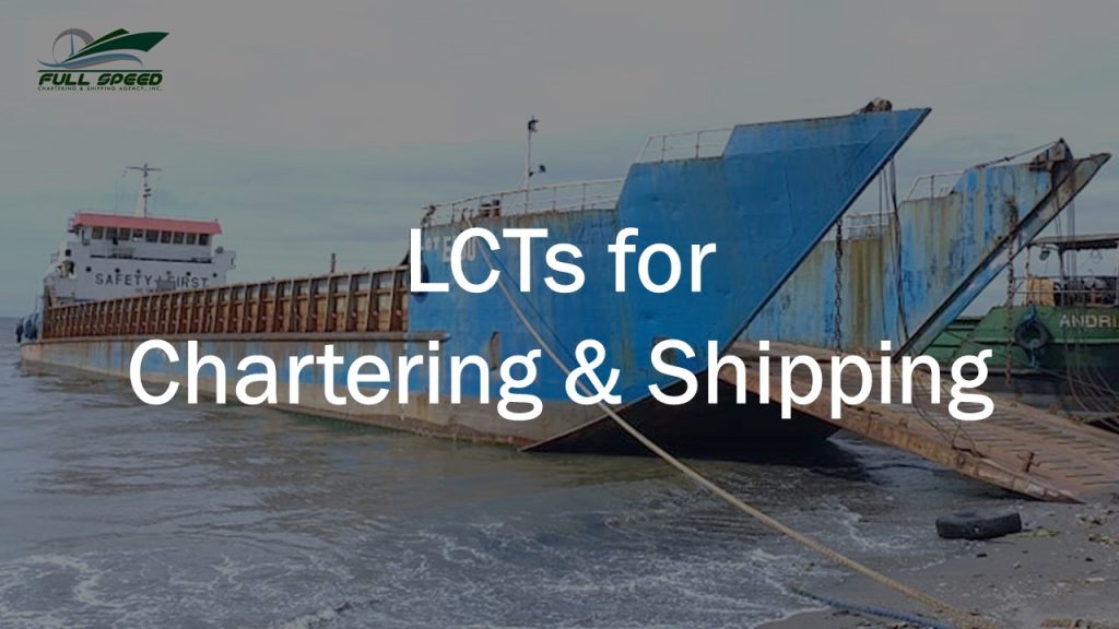 Landing Craft Tanks for chartering and shipping in the Philippines