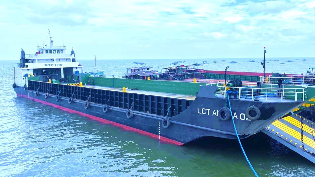 Landing Craft Transport - LCTs for Rent in the Philippines, Full Speed Chartering and Shipping Agency, LCT in Zamboanga
