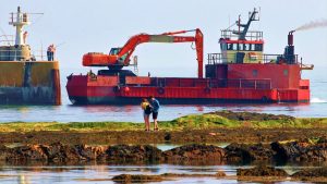 Deck Barge for Dredging Project in Cotobato