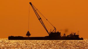 Deck Barge for Dredging Project in Pasay