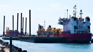 Hopper Barge in the Philippines, Deck Barge for Dredging Project in Sarangani