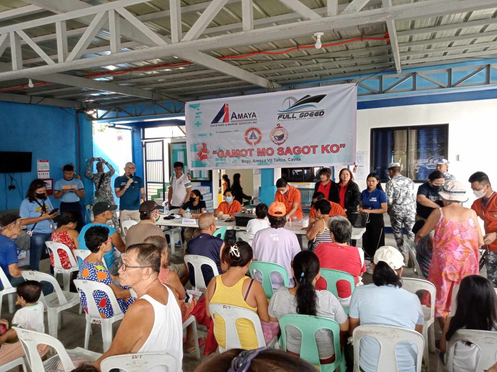 Full Speed Chartering and Amaya Dockyard Conducts Successful Medical Mission in Cavite